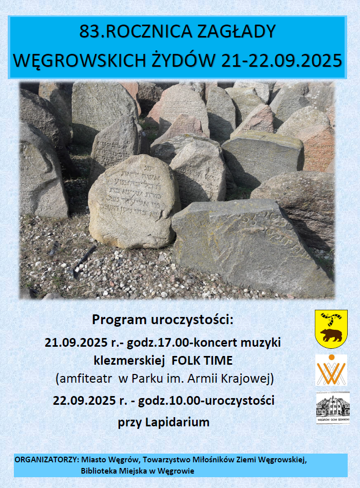 83. rocznica zagłady Węgrowskich Żydów