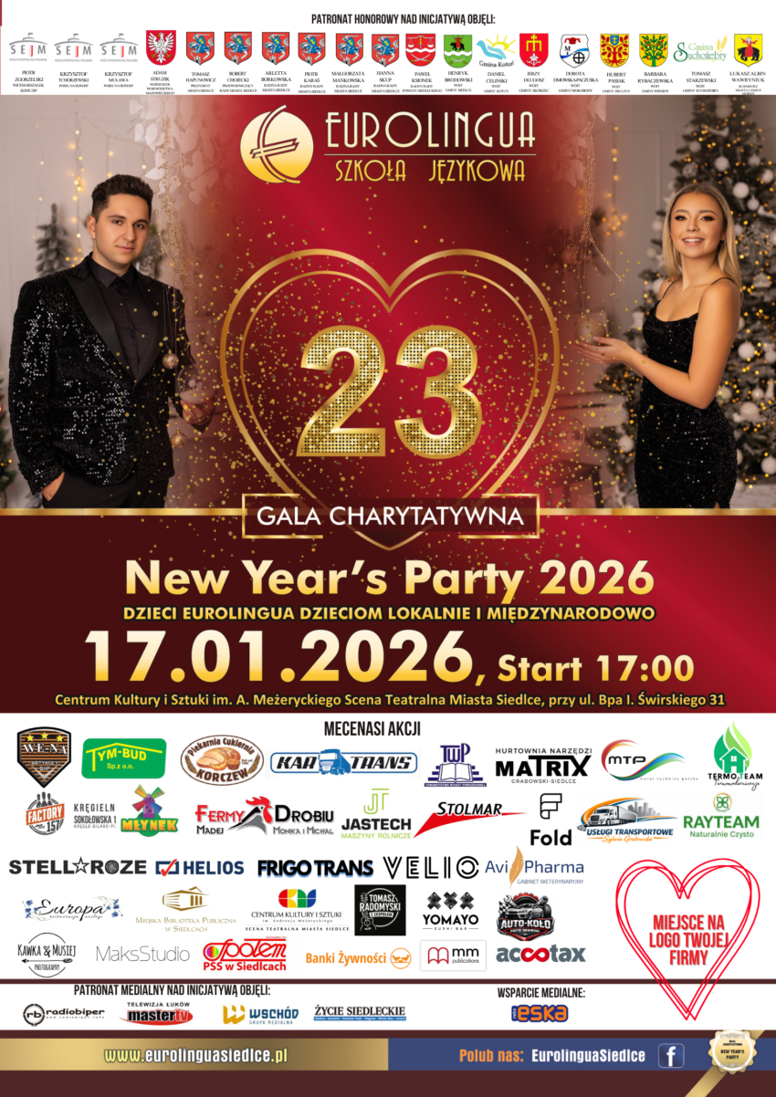 Gala Charytatywna New Year’s Party 2026