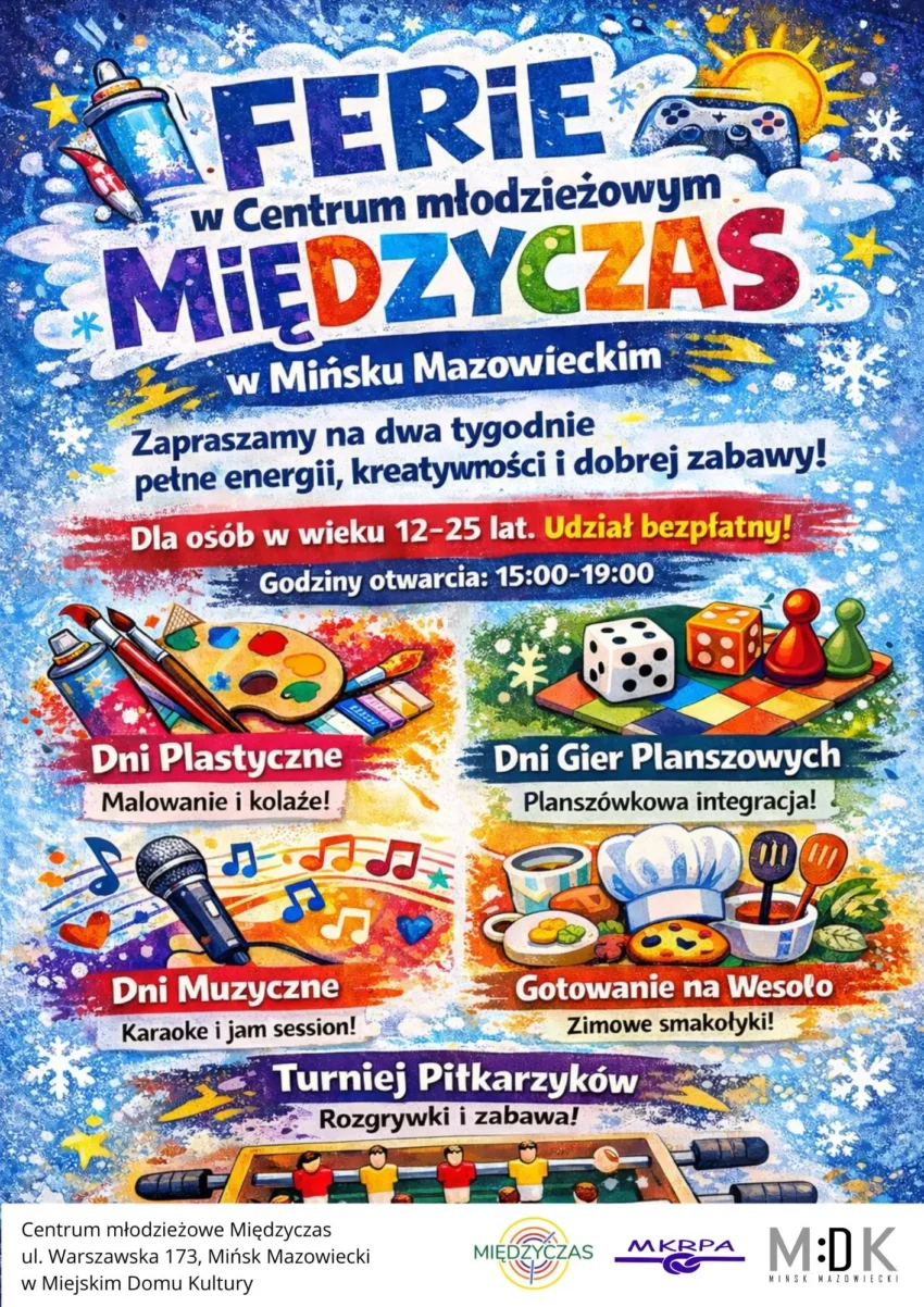 Mińsk Mazowiecki. Ferie 2026