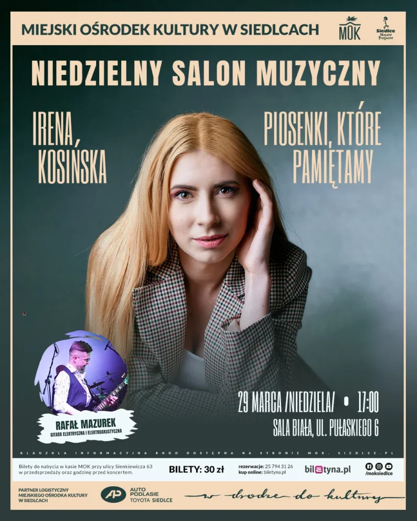 koncert Ireny Kosińskiej pt. "Piosenki, które pamiętamy"