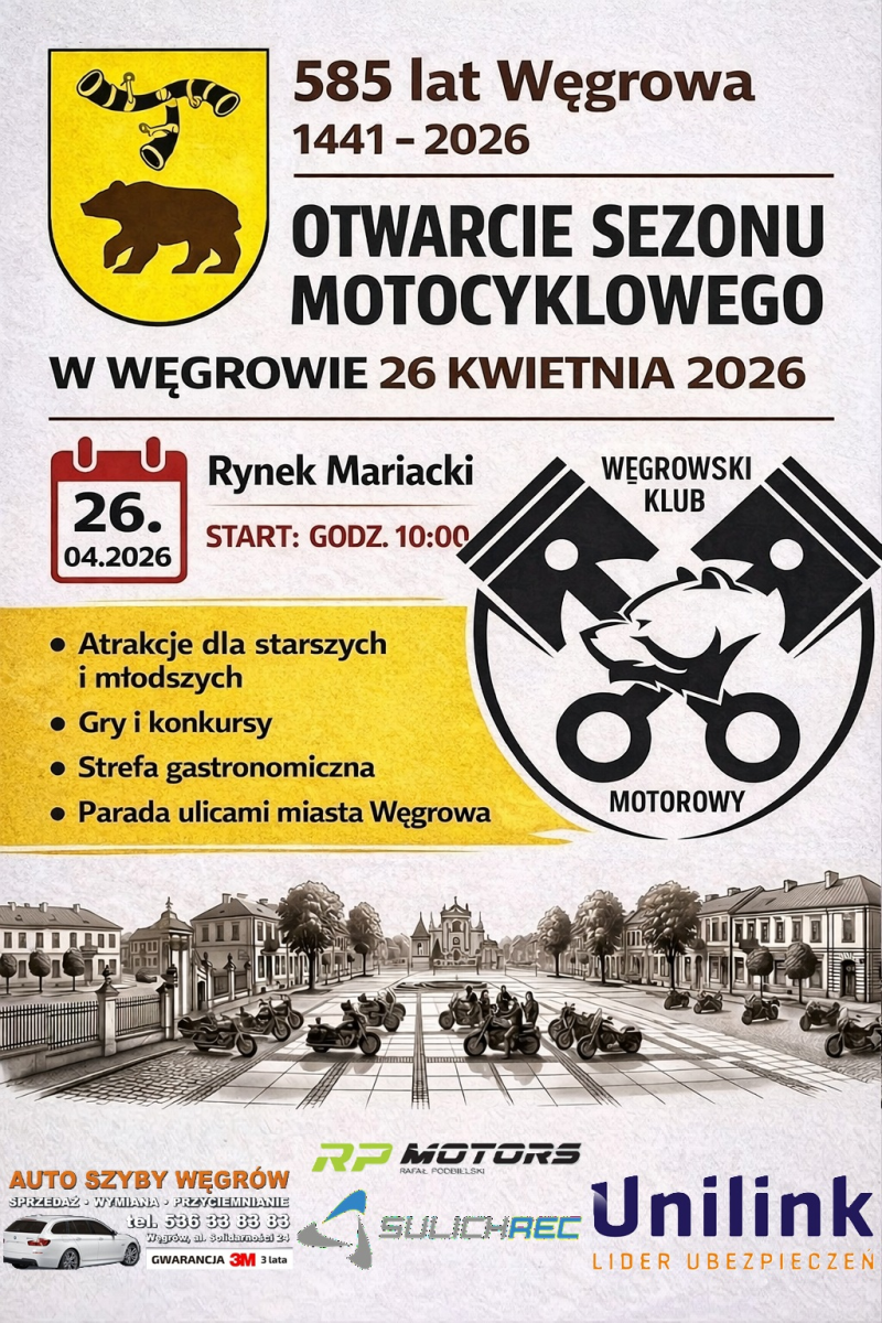 Otwarcie Sezonu Motocyklowego w Węgrowie
