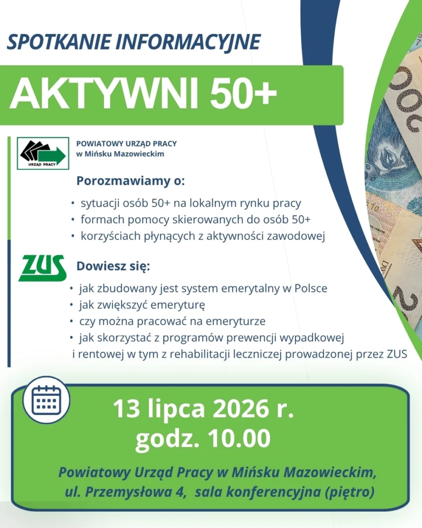Spotkanie informacyjne inicjatywy AKTYWNI 50+