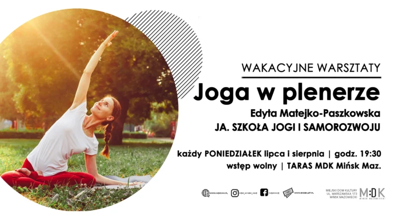 „Joga w plenerze” w MDK