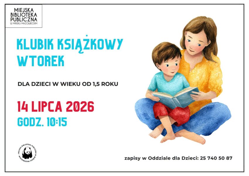 Wakacje z Biblioteką: Klubik Książkowy