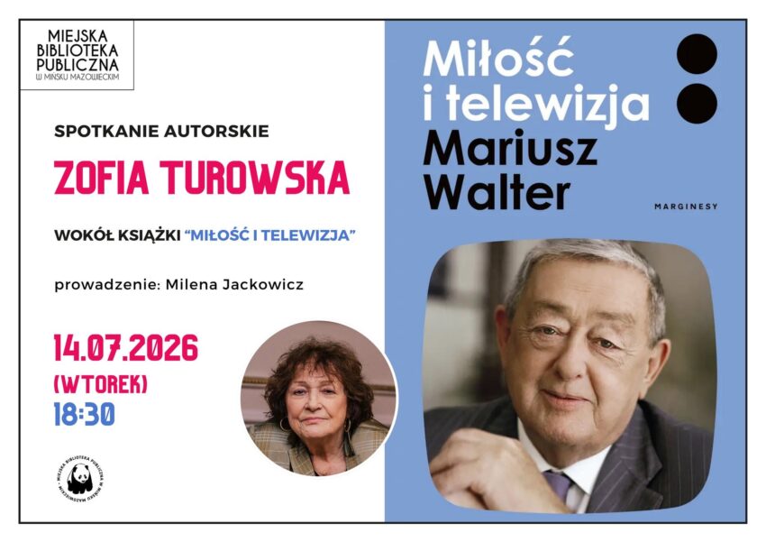 Spotkanie autorskie wokół książki „Miłość i Telewizja” w MBP